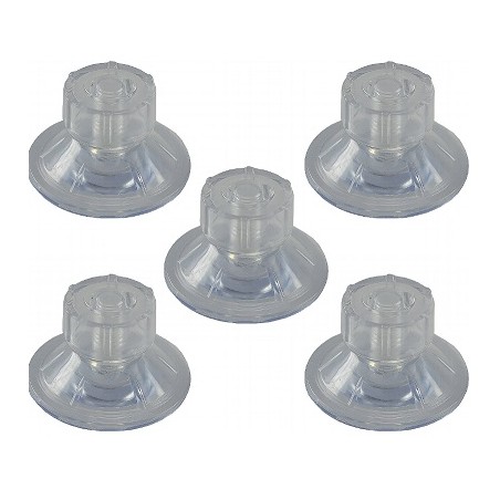 HM Saugnapf "Fix 47", 5 Stk. mit Schraube, rostfrei, 47mm | 3559