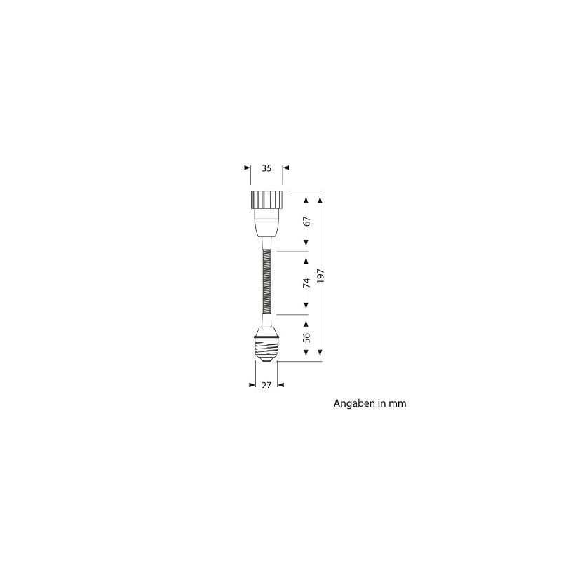Ledscom GU10 Lampen Schwanenhals "Elektra-S-GU10", max. 25W