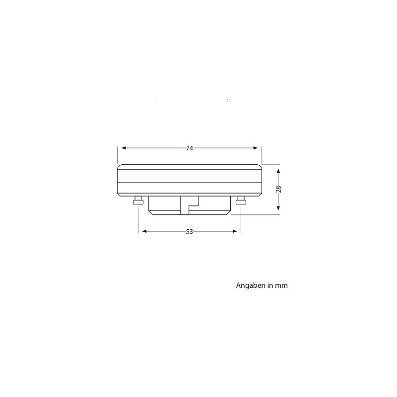 Ledscom GX53 LED-Leuchtmittel, Lampe, 4W