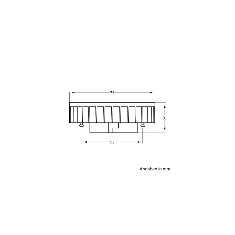 Ledscom GX53 LED-Leuchtmittel, Lampe, 11W
