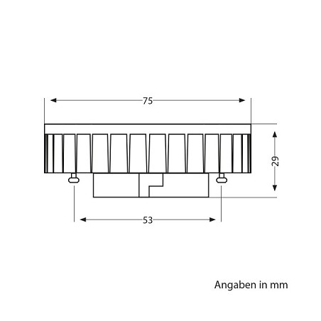 Ledscom GX53 LED-Leuchtmittel, Lampe, 11W