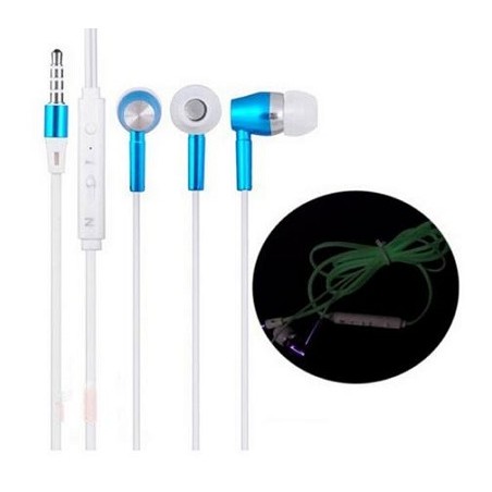 Glow 3.5mm In-Ear Stereo-Leucht Kopfhörer mit Mikrofon | 2386