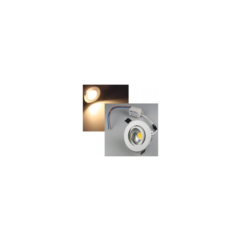 Chilitec LED-Einbauleuchte "COB-5", 5W, 85/75mm