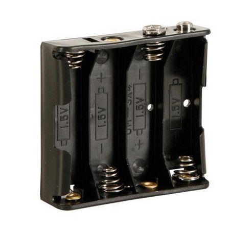 Vellemann Batteriehalter "BH341B", 1.5V, 4 x AA | 3335