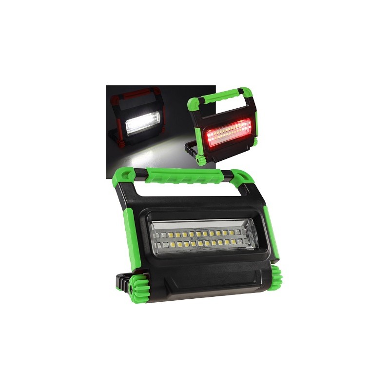 Chilitec LED-Baustrahler "BSA-10", 10W, Akku, SMD-LED