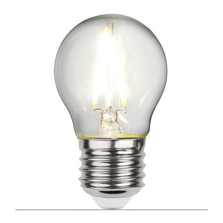 Star Trading LED-Lampe, Birne "Filament" E27, G45, 2.3W, klar | 4364