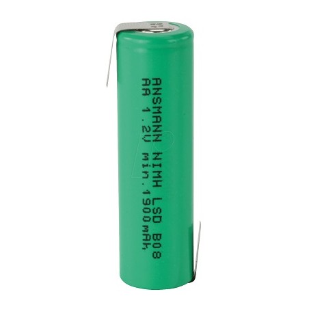 Ansmann AA Akku Mignon mit Lötfahne Z, 1.2V, 1900mAh
