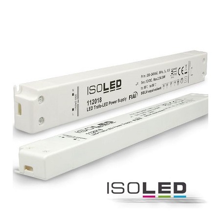 Isoled LED DC-Treiber/Trafo "SLIM2", 12V DC, 30W, 2.5A