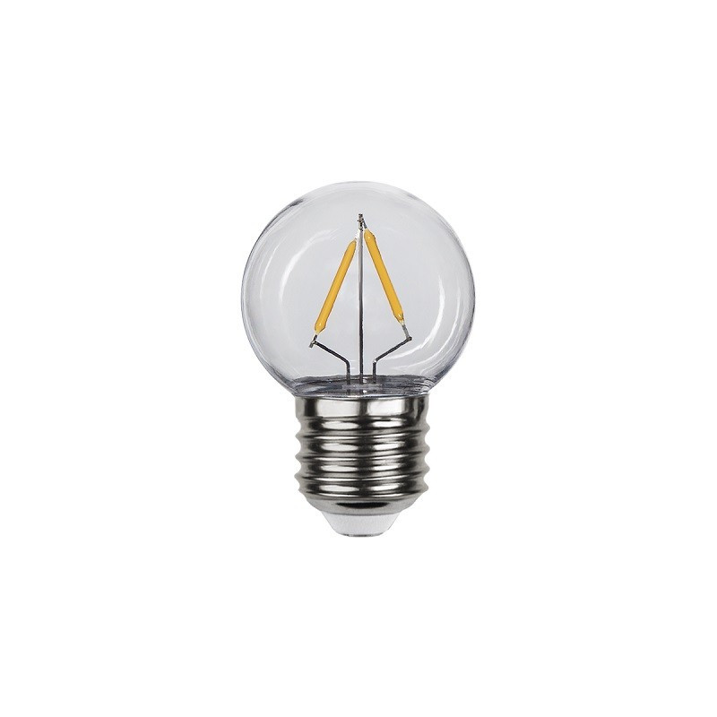 Star Trading LED-Lampe, Birne "COVER FILAMENT", E27 G45, 1.4W