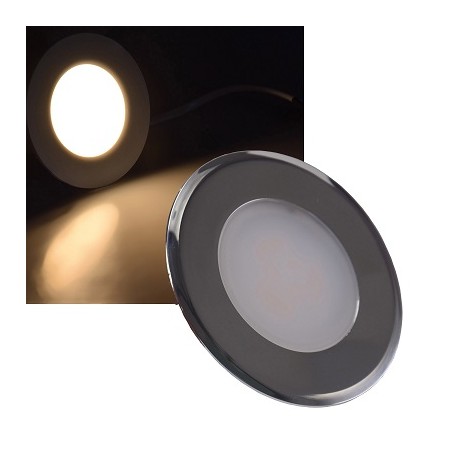 Chilitec LED-Einbauleuchte "EBL HV65s", 230V, 2W, 7.4/6.0cm