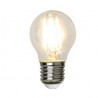 Star Trading LED Lampe, Birne "Fila G45", E27, 12V/24V AC/DC, 2.0W