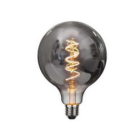 Star Trading LED-Lampe, Filament "Smoke Spiral" E27 G95, 2W