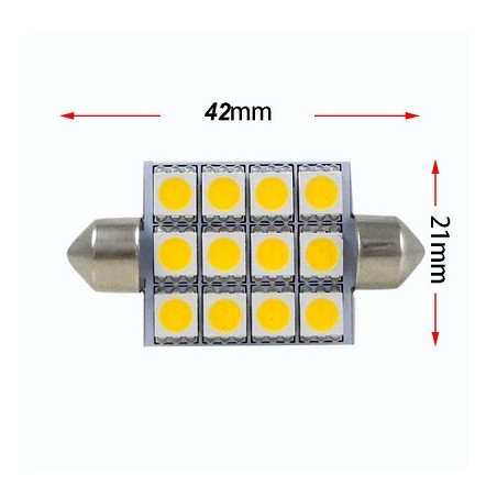 HM LED-Soffitte SV8.5, C5W, 2W, 41/42mm