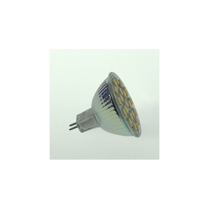 David Com. LED-Lampe "21SMD" MR16/GU5.3, 12V/24V, 2.8W, dimmbar