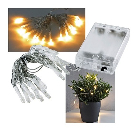 HM LED Batterie-Lichterkette "CT-BK20" 2m, batteriebetrieb