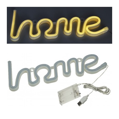 Chilitec LED-Figur "Home" warmweiss, batteriebetrieben/USB