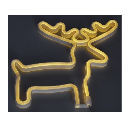 Chilitec LED-Figur "Rentier" warmweiss, batteriebetrieben/USB