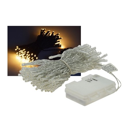 HM LED Batterie-Lichterkette "CT-TK100", 10m, 100 LED's