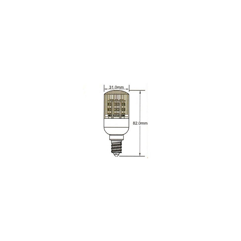 David Com. E14 LED Lampe, Korn- Kolbenlampe, 12V/24V AC/DC, 4W