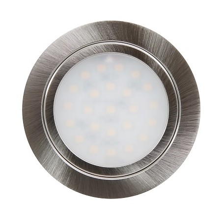 McShine LED Einbau-Möbelleuchte "LM-12", 12V, 2.4W, Ø6.55/1.1cm