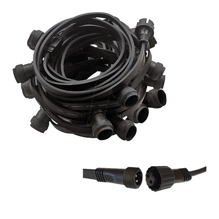 LEDmaxx LED Party-Deco Lichterkette, 20m, 20 x E27-Fassungen