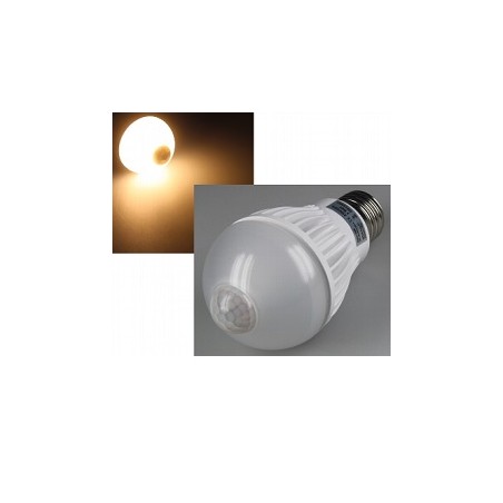 Chilitec E28 LED Lampe, Birne mit Bewegungsmelder, 5W