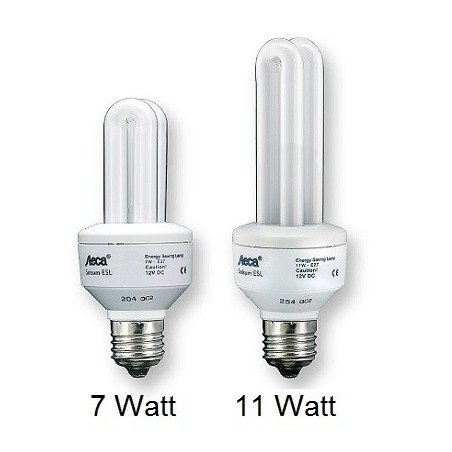 Steca Solsum Energiesparlampe "ESL11", E27, 12V, 11W