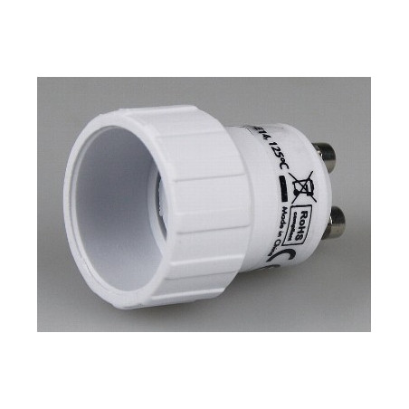 Chilitec GU10 auf E14 Lampen-Adapter/Sockel "GU10-E14"