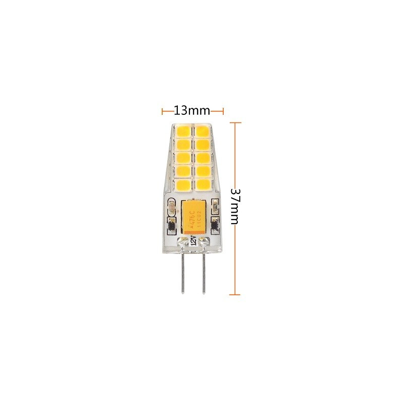 MENGS LED-Stiftsockellampe G4, 12V AC/DC, 3W, 20 SMD LED