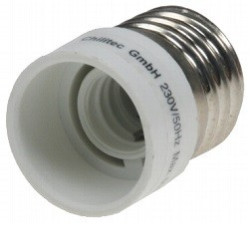Chilitec E27 auf E14 Lampensockel/Adapter "E27-E14"