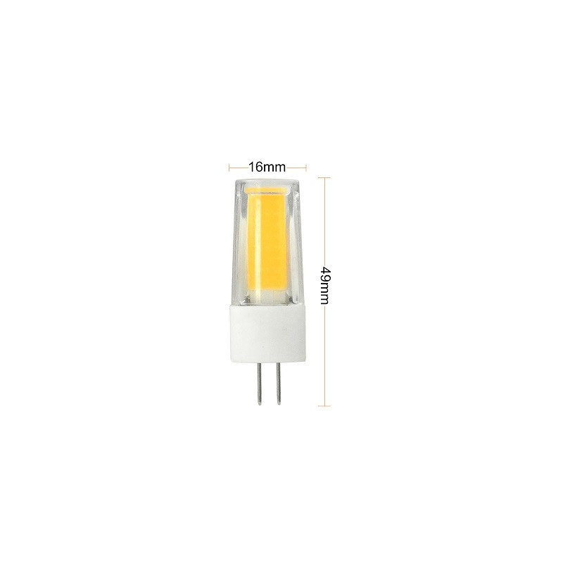 MENGS LED-Stiftsockellampe G4, 5W, 12V AC/DC, 1 COB LED