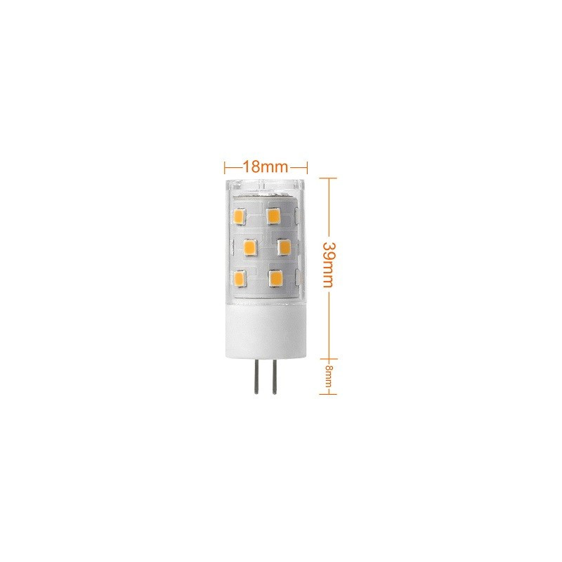MENGS LED-Stiftsockellampe G4, 5W, 12V AC/DC, 21 LED