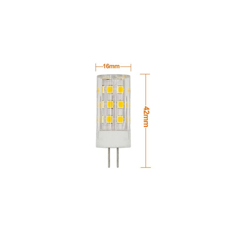 MENGS LED-Stiftsockellampe G4, 12V AC/DC, 3W, 27 LED