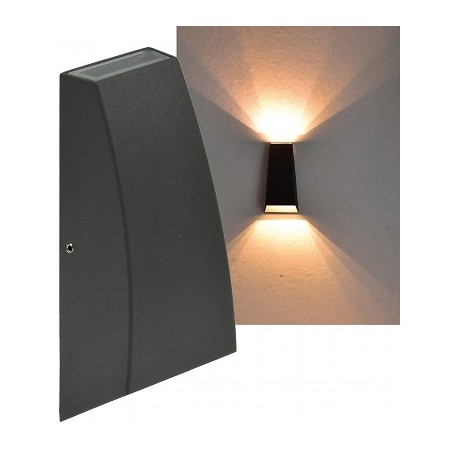 Chilitec LED Wand Leuchte "Hilera6", 2 x 3W | 2890