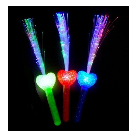 HM LED-Leuchtwedel, Herzform, multicolor | 2698