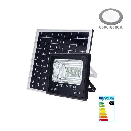 OPTONICA LED Solar-Scheinwerfer "OPT-PF20", 20W, Fernbedienung