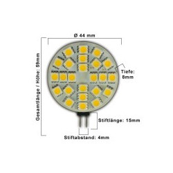 Isoled LED-Stiftsockellampe G4, 12V DC, 3W 2