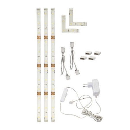 Star Trading LED-Stripe Starter SET "WW", 3 x 30cm, 3W | 4586