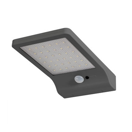 LEDVANCE LED Solar- Wandleuchte "DLS-320", PIR, 36 LEDs