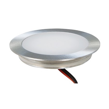 McShine LED Einbau-Möbelleuchte "Fine", 12V, 0.5W, Ø5.5/0.8cm