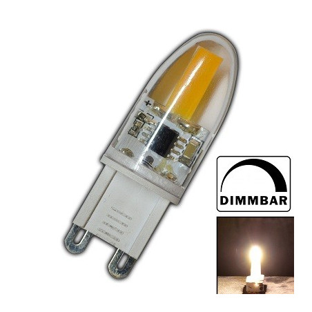 PB LED-Stecksockellampe "COB-2" G9, 2W, dimmbar | 3907