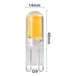 MENGS LED-Stecksockellampe "COB-4W" G9, 4W 2
