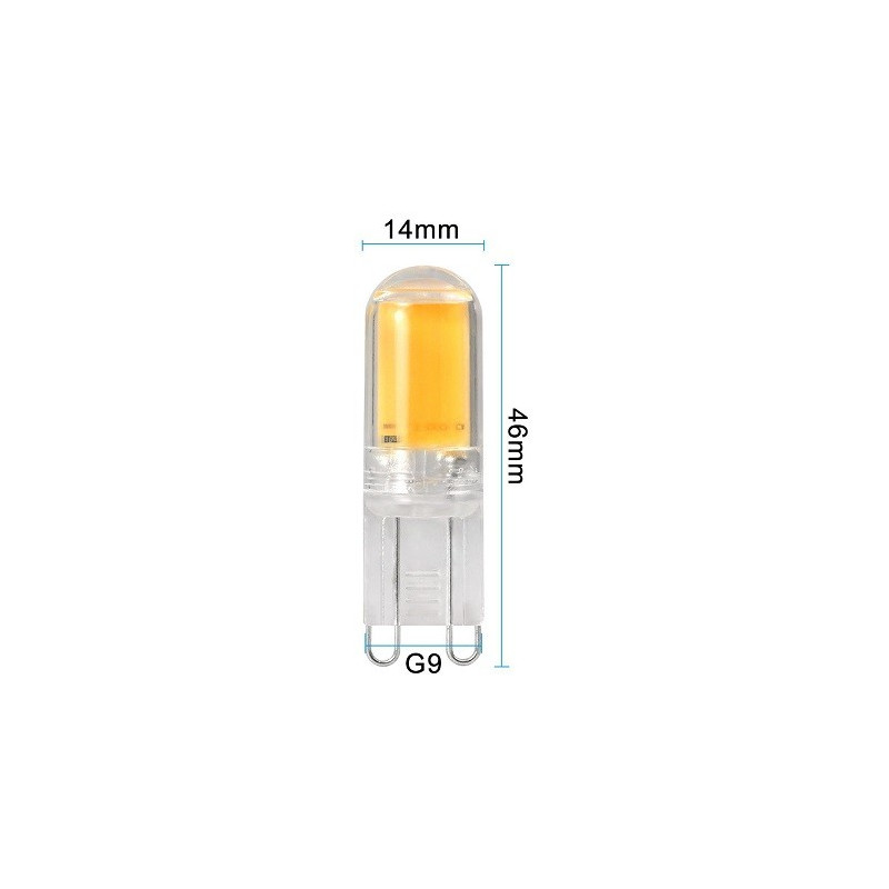 MENGS LED-Stecksockellampe "COB-4W" G9, 4W