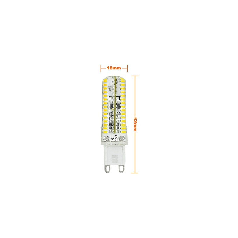 MENGS LED-Stecksockellampe G9, 6W, dimmbar