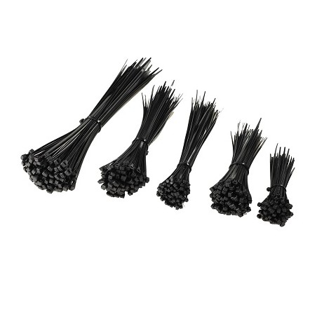 McPower Kabelbinder Set "MCP-500s" schwarz, UV fest, 500teilig | 4072