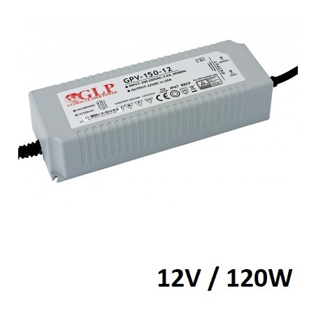 GLP LED DC-Treiber/Trafo "GPV-150-12", 12V DC, 10A, 120W | 3768