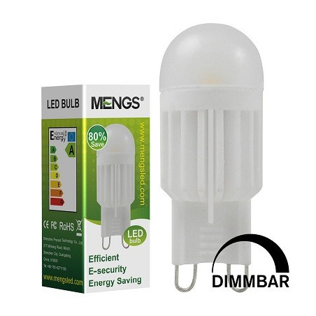 MENGS LED-Stecksockellampe G9, 5W, dimmbar