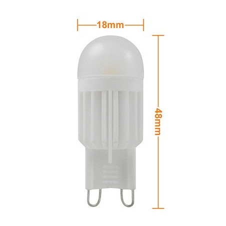 MENGS LED-Stecksockellampe G9, 5W, dimmbar