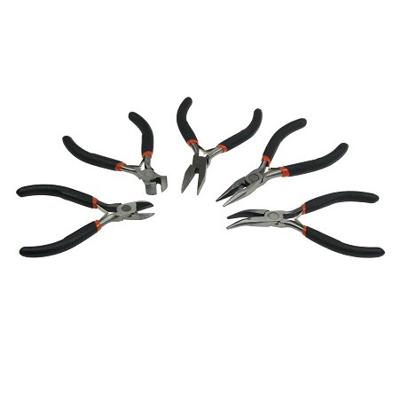 Chilitec Elektroniker Zangen-Set "MiniGrip", 5 teilig