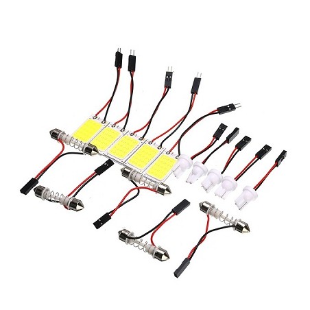 HM LED COB Lichtplatte "UNI-1", 12V DC, 1.5W, 18 COB LED's